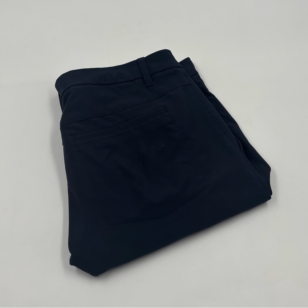 FootJoy Men's 36x30 Navy Polyester Straight Leg Pants
